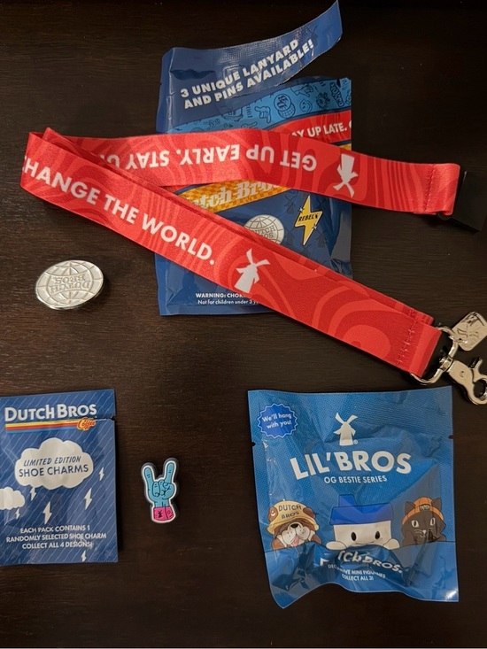 Dutch Bros Other - Dutch Bros Set..Lanyard, Phone Hugger, and Shoe Charm NEW not used